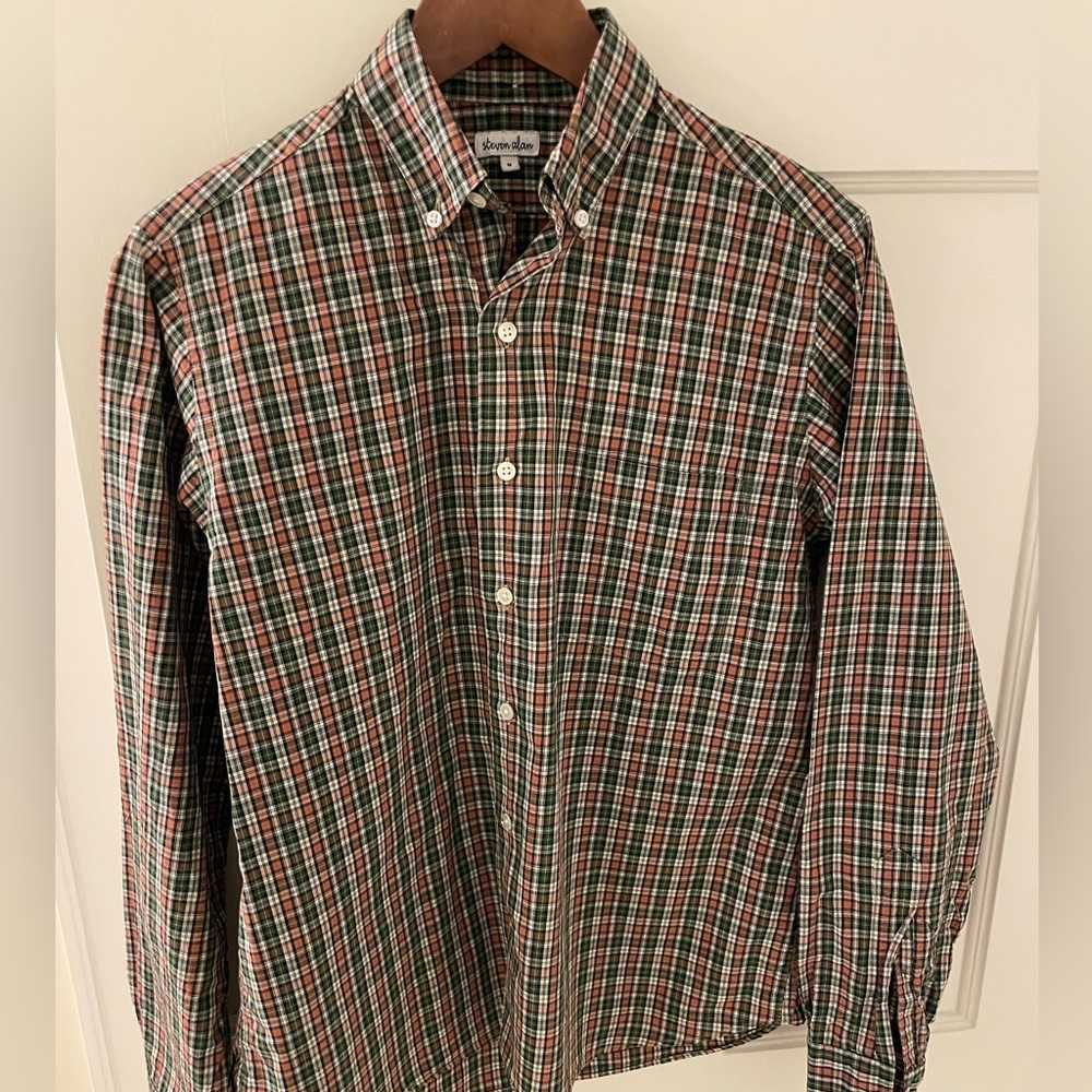 Steven Alan Deadstock Tartan Button-Up - Medium - image 1